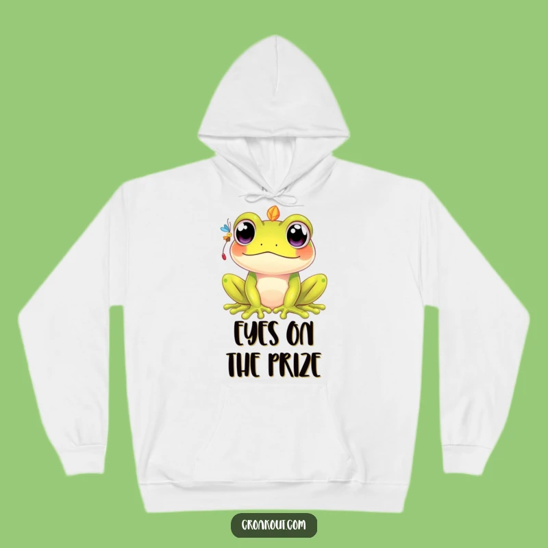 Funny Kawaii Frog Hoodie: Cozy Fly Catcher, Warm & Funny Gift